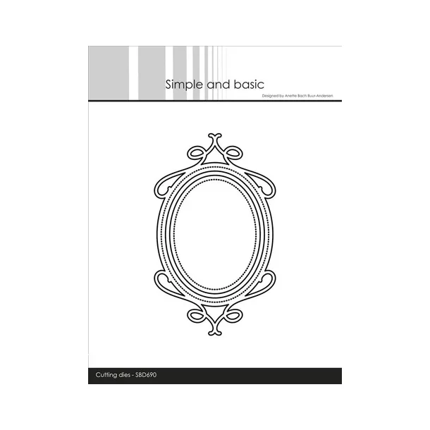 Simple and Basic dies  "Ornamental frame" SBD690