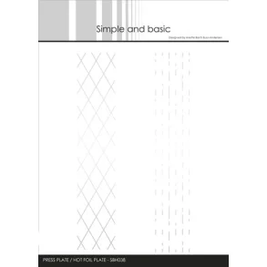 Simple and Basic Press Plate �Background Strips