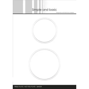 Simple and Basic Press Plate �Circles