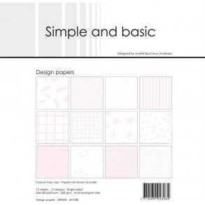 Simple and Basic Design Papers 30,5x30,5cm - SBP030