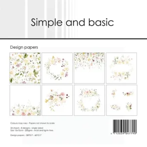  Simple and Basic Design Papers 15x15cm - SBP517