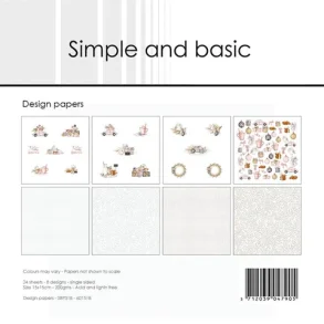 Simple and Basic Design Papers 15x15cm  - SBP518