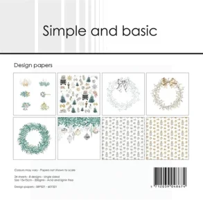 Simple and Basic Design Papers 15x15cm  - SBP521