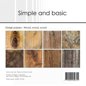 Simple and Basic Design Papers 15x15cm  - SBP525 