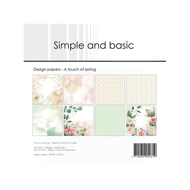 Simple and Basic Design Papers 15x15 cm - SBP527 