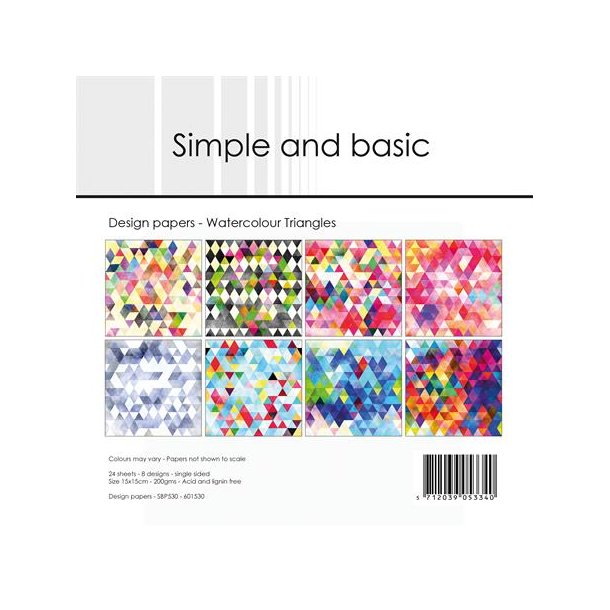 Simple and Basic Design Papers 15x15 cm - SBP530