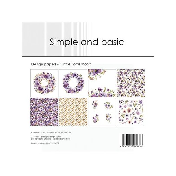 Simple and Basic Design Papers 15x15 cm - SBP531