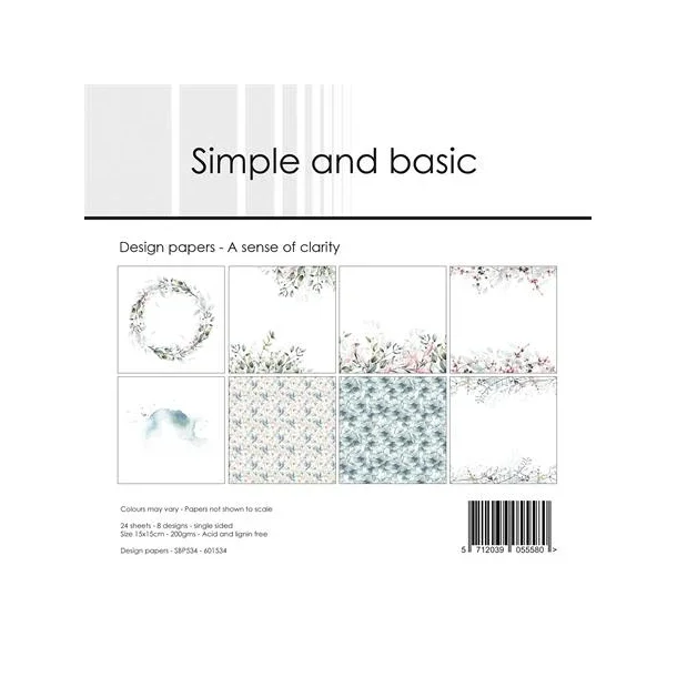 Simple and Basic Design Papers 15x15 cm - SBP534