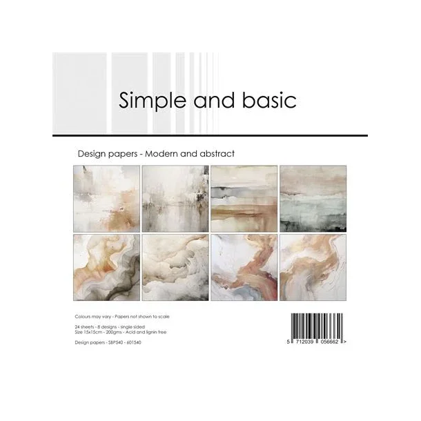 Simple and Basic Design Papers 15x15 cm - SBP540