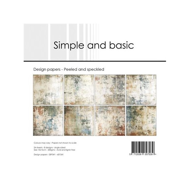 Simple and Basic Design Papers 15x15 cm - SBP541