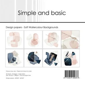 Simple and Basic Design Papers 15x15 cm - SBP547