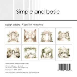 Simple and Basic Design Papers 15x15 cm - SBP550
