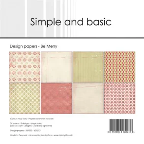 Simple and Basic Design Papers 15x15 cm - SBP553