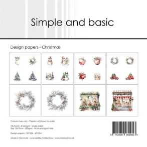 Simple and Basic Design Papers 15x15 cm - SBP554