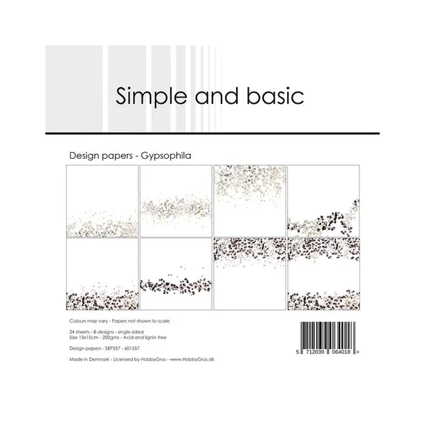 Simple and Basic Design Papers 15x15 cm - SBP557