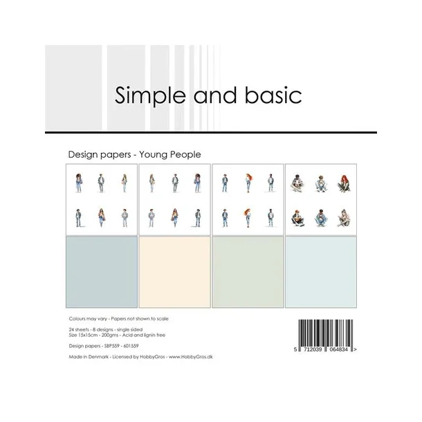 Simple and Basic Design Papers 15x15 cm - SBP559