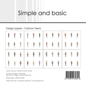 Simple and Basic Design Papers 15x15 cm - SBP560