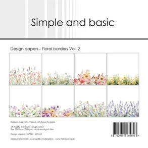 Simple and Basic Design Papers 15x15 cm - SBP563