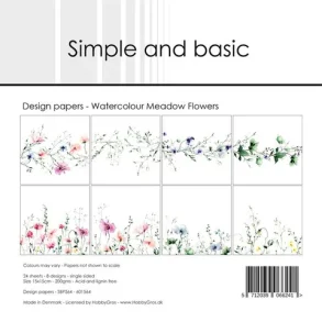 Simple and Basic Design Papers 15x15 cm - SBP564