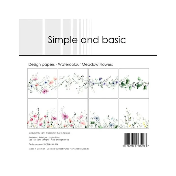 Simple and Basic Design Papers 15x15 cm - SBP564