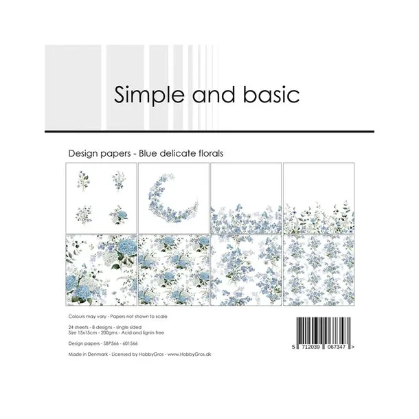 Simple and Basic Design Papers 15x15 cm - SBP566