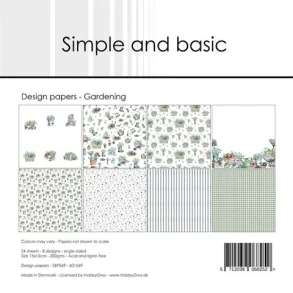 Simple and Basic Design Papers 15x15 cm - SBP569