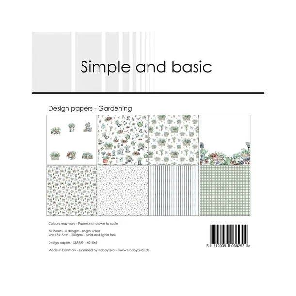 Simple and Basic Design Papers 15x15 cm - SBP569