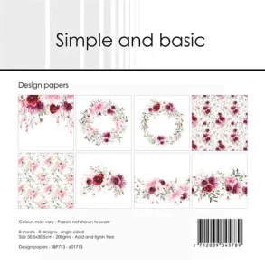Simple and Basic Design Papers 30,5x30,5cm - SBP713