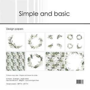 Simple and Basic Design Papers 30,5x30,5cm - SBP714