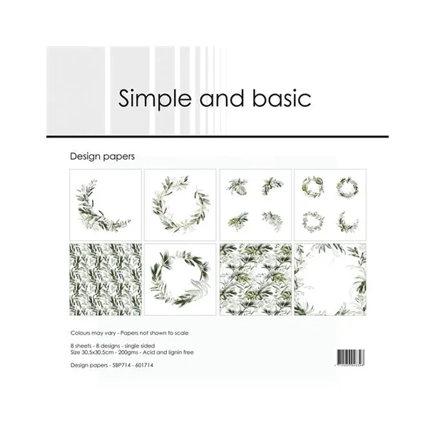 Simple and Basic Design Papers 30,5x30,5cm - SBP714