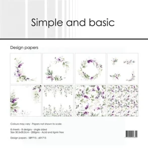 Simple and Basic Design Papers 30,5x30,5cm - SBP715