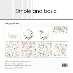 Simple and Basic Design Papers 30,5x30,5cm - SBP716