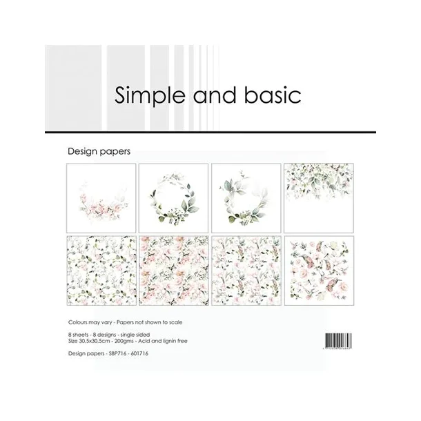 Simple and Basic Design Papers 30,5x30,5cm - SBP716