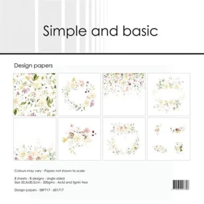 Simple and Basic Design Papers 30,5x30,5cm - SBP717