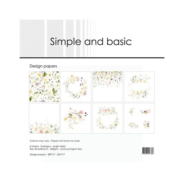 Simple and Basic Design Papers 30,5x30,5cm - SBP717