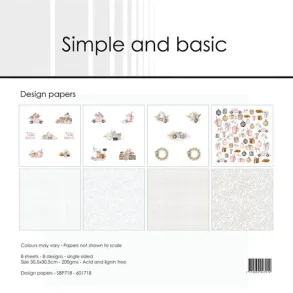 Simple and Basic Design Papers 30,5x30,5cm - SBP718