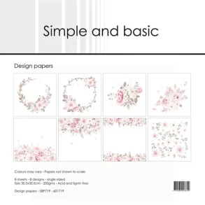 Simple and Basic Design Papers 30,5x30,5cm - SBP719  