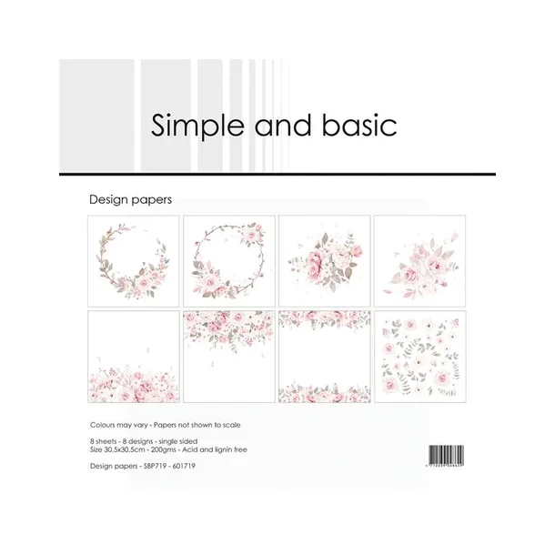 Simple and Basic Design Papers 30,5x30,5cm - SBP719  