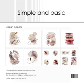 Simple and Basic Design Papers 30,5x30,5cm - SBP720 