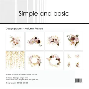 Simple and Basic Design Papers 30,5x30,5cm  - SBP722 