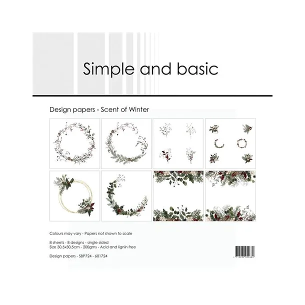 Simple and Basic Design Papers 30,5x30,5cm  - SBP724 