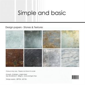 Simple and Basic Design Papers 30,5x30,5cm  - SBP726 