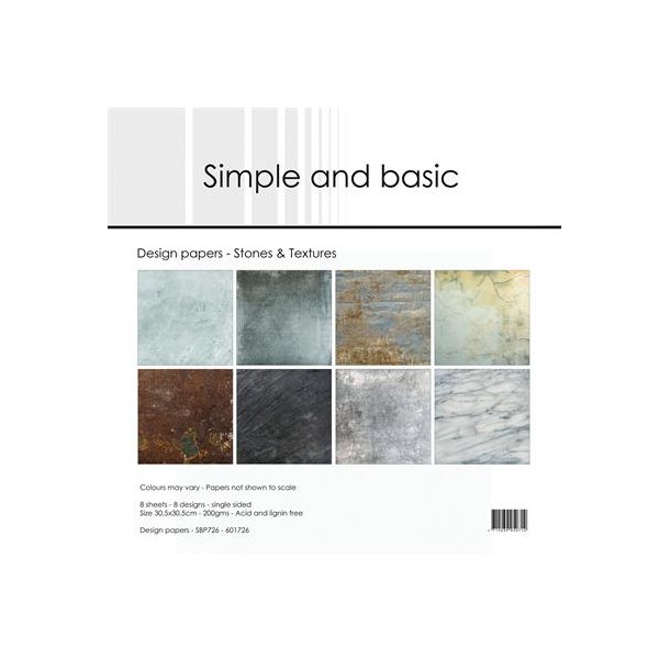 Simple and Basic Design Papers 30,5x30,5cm  - SBP726 