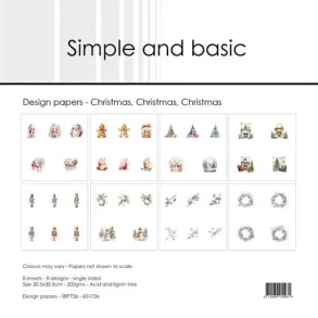 Simple and Basic Design Papers 30,5x30,5 cm -  SBP736 