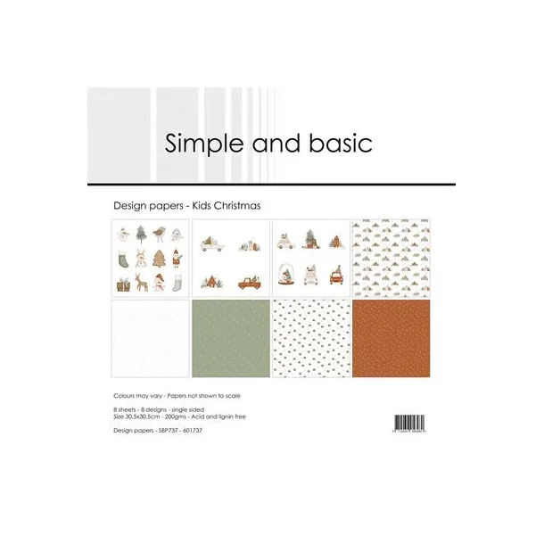 Simple and Basic Design Papers 30,5x30,5 cm -  SBP737 