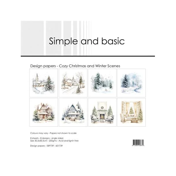 Simple and Basic Design Papers 30,5x30,5 cm -  SBP739