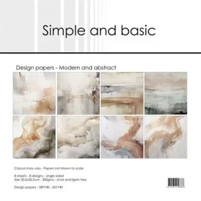 Simple and Basic Design Papers 30,5x30,5 cm -  SBP740
