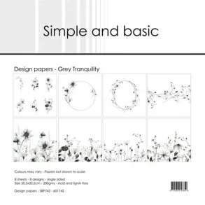 Simple and Basic Design Papers 30,5x30,5 cm -  SBP742