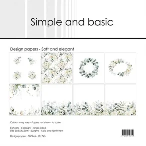 Simple and Basic Design Papers 30,5x30,5 cm -  SBP745