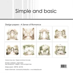Simple and Basic Design Papers 30,5x30,5 cm -  SBP750
